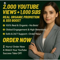 SEO 2,000 YouTube Views + 1,000 Subscribers | Real Organic Promotion & SEO Boost