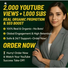 SEO 2,000 YouTube Views + 1,000 Subscribers | Real Organic Promotion & SEO Boost